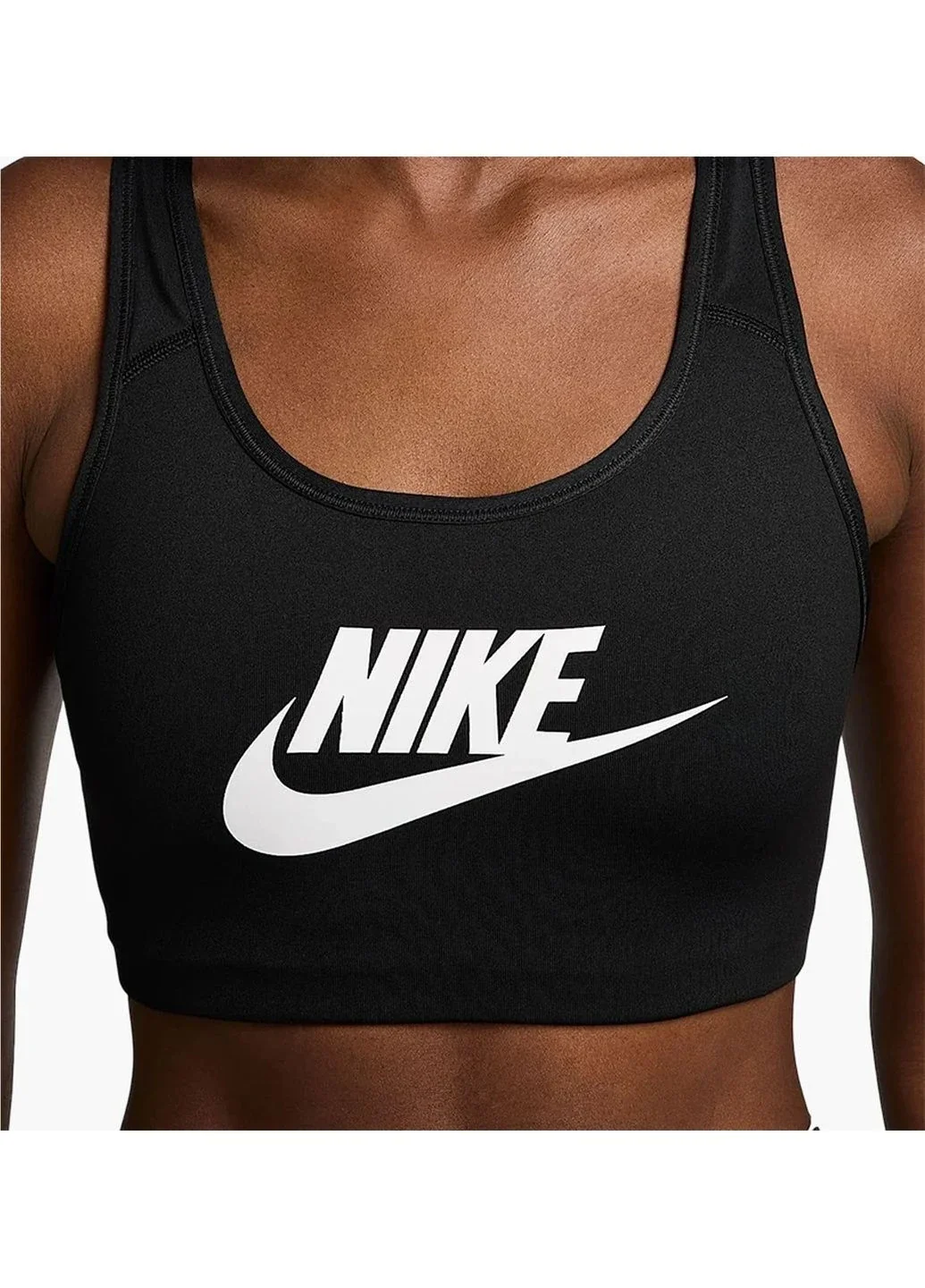 Спортивний топ жіночий Nike Swoosh Futura Bra (899370-010)