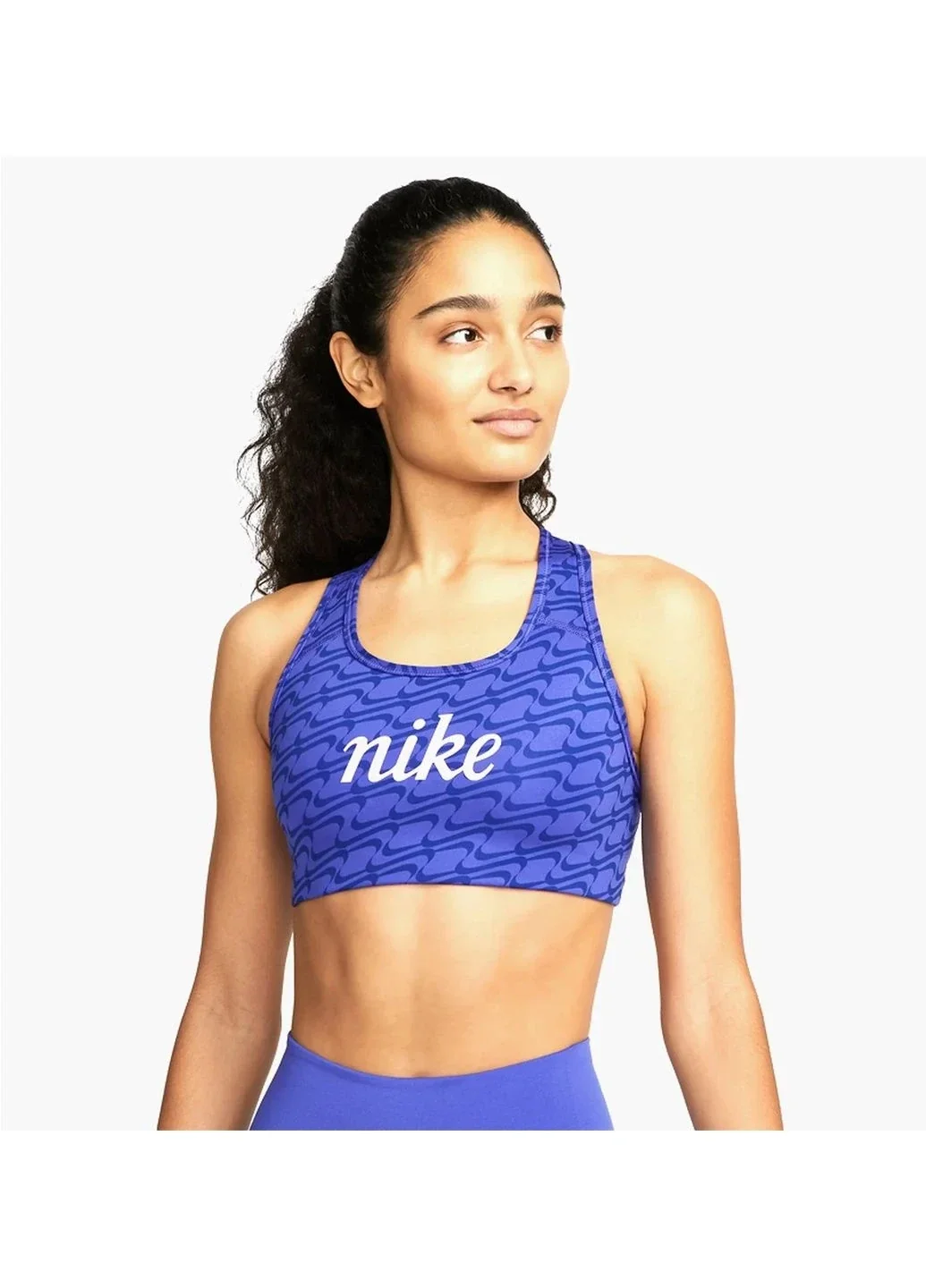 Спортивний топ жіночий Nike Swoosh Icon Clash Blue Dq5121-430 (DQ5121-430)