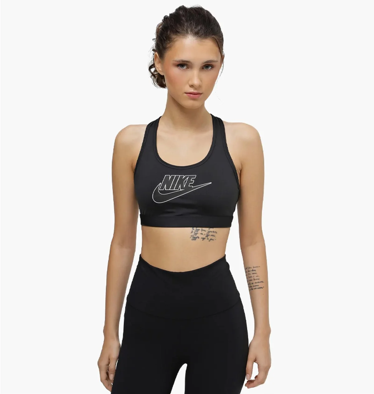 Спортивний топ жіночий Nike Swoosh Medium-Suppor (FB4080-010)