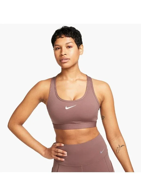 Спортивний топ жіночий Nike Swoosh Medium Support (DX6821-208)