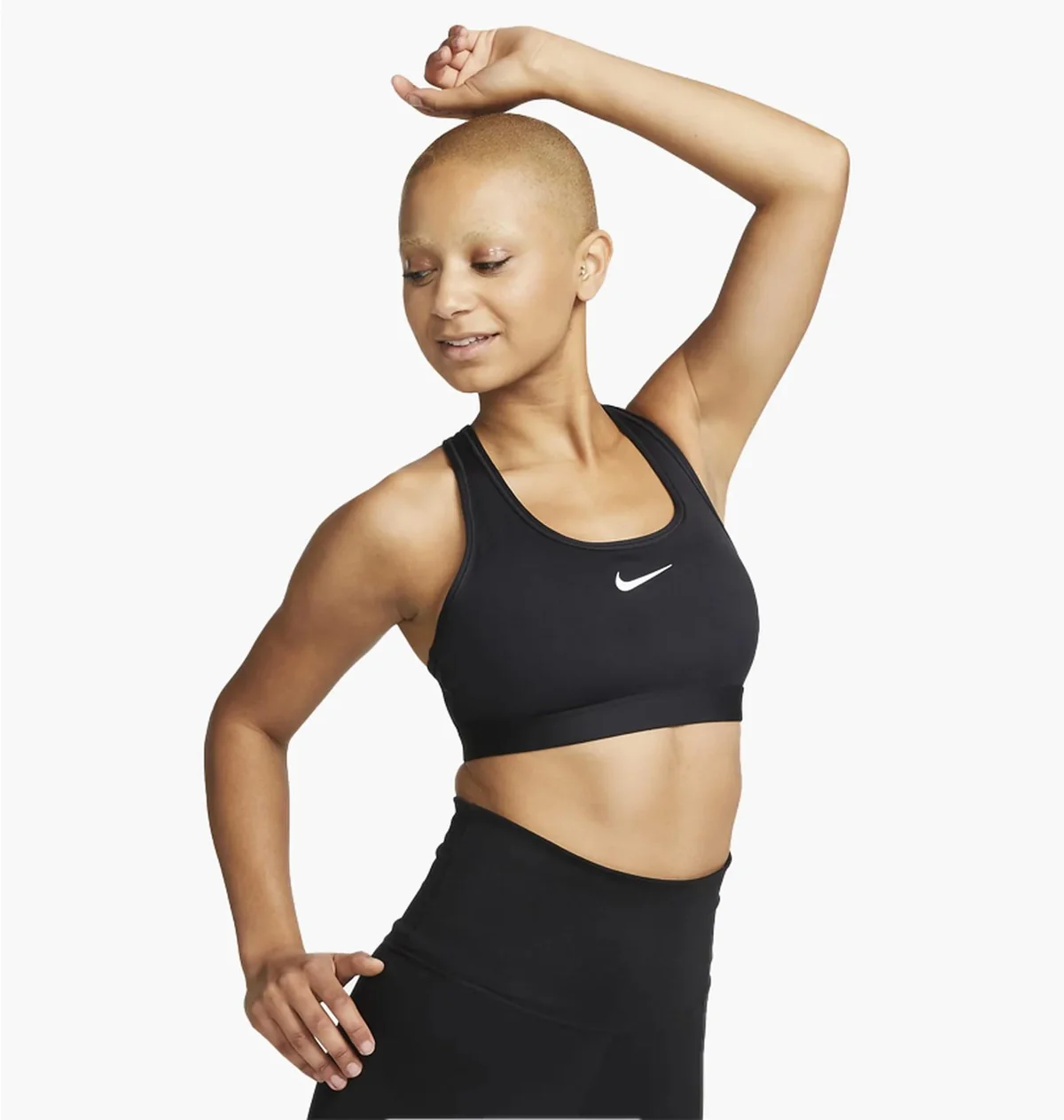 Спортивний топ жіночий Nike Swoosh Medium Support Padded Sports Bra (DX6821-010)