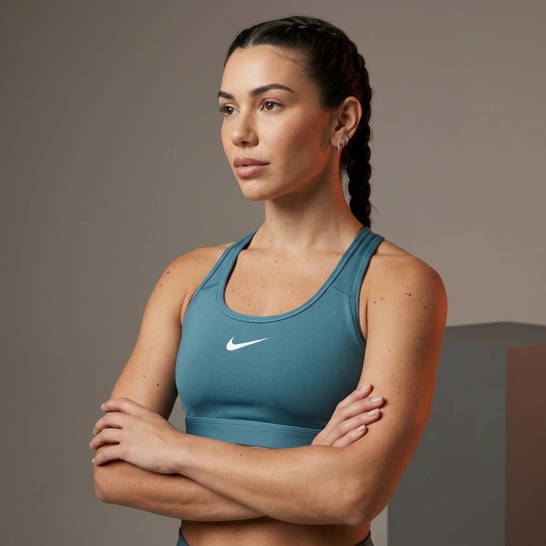 Спортивний топ жіночий Nike Swoosh Sports Bra (DX6821-006)