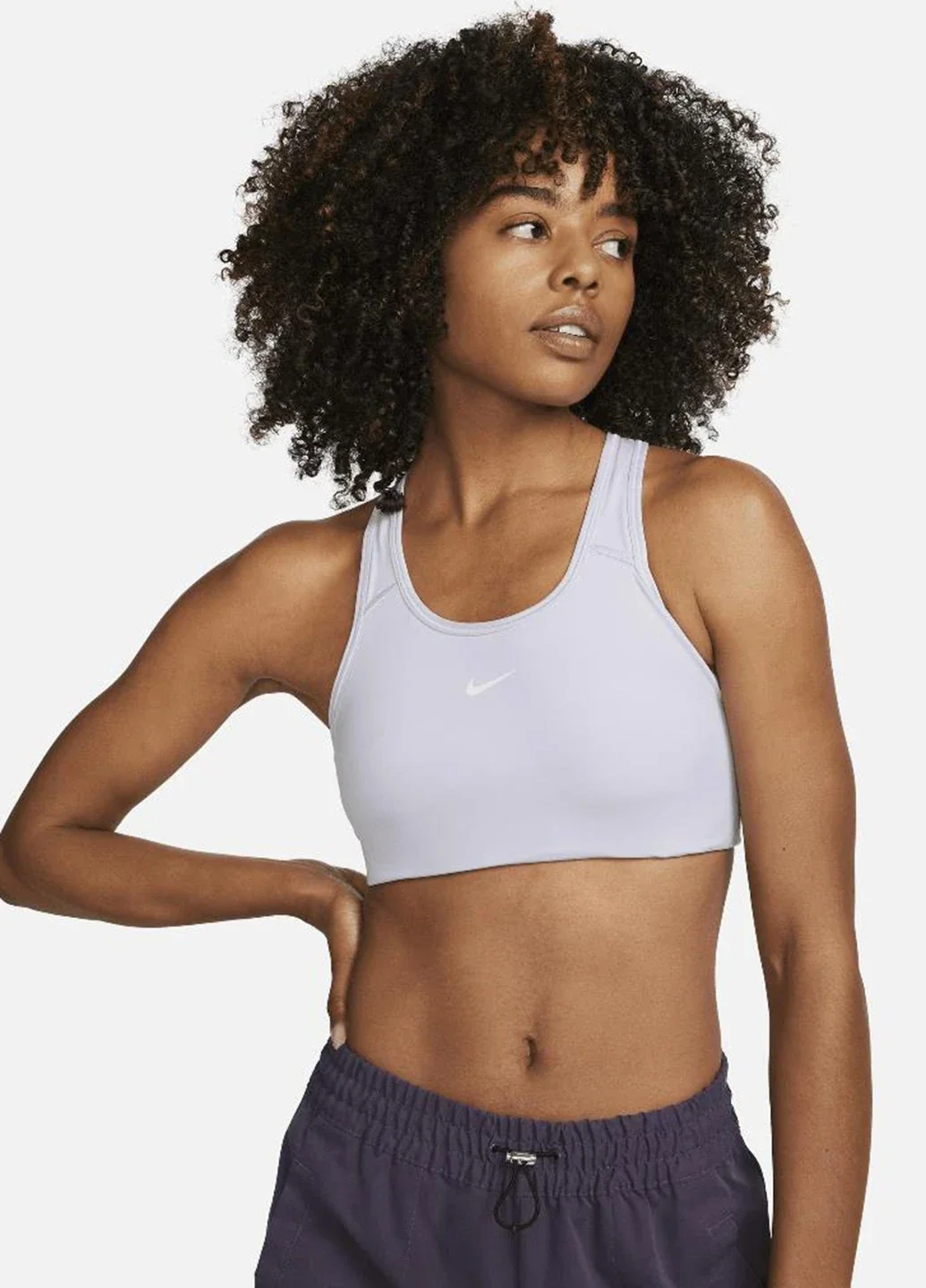 Спортивний топ жіночий Nike Swooshwomen's Medium-Support 1-Piece Pad Sports Bra (BV3636-536)