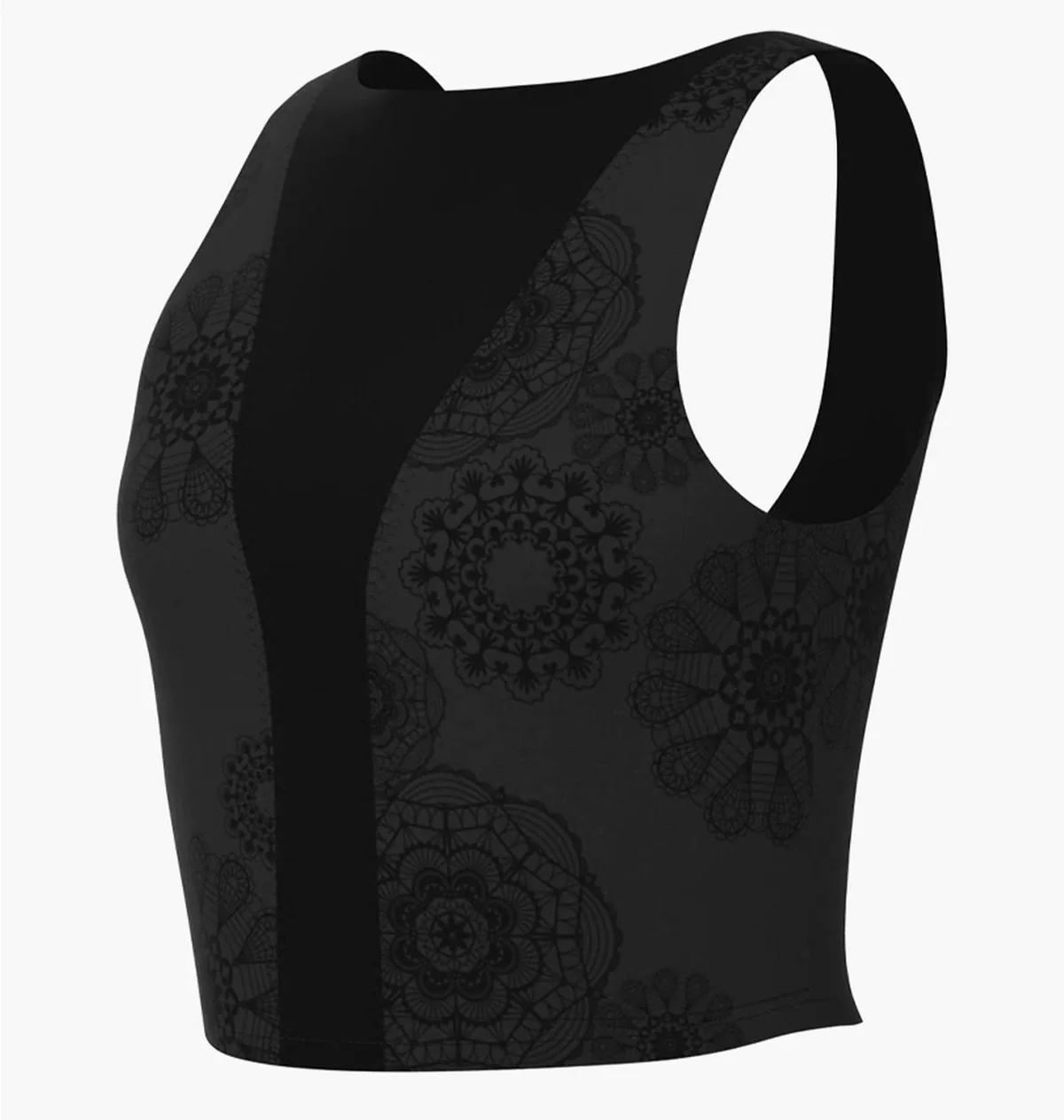 Спортивний топ жіночий Nike W Ny Df Luxe Crop Tanv Black (DV9171-010)