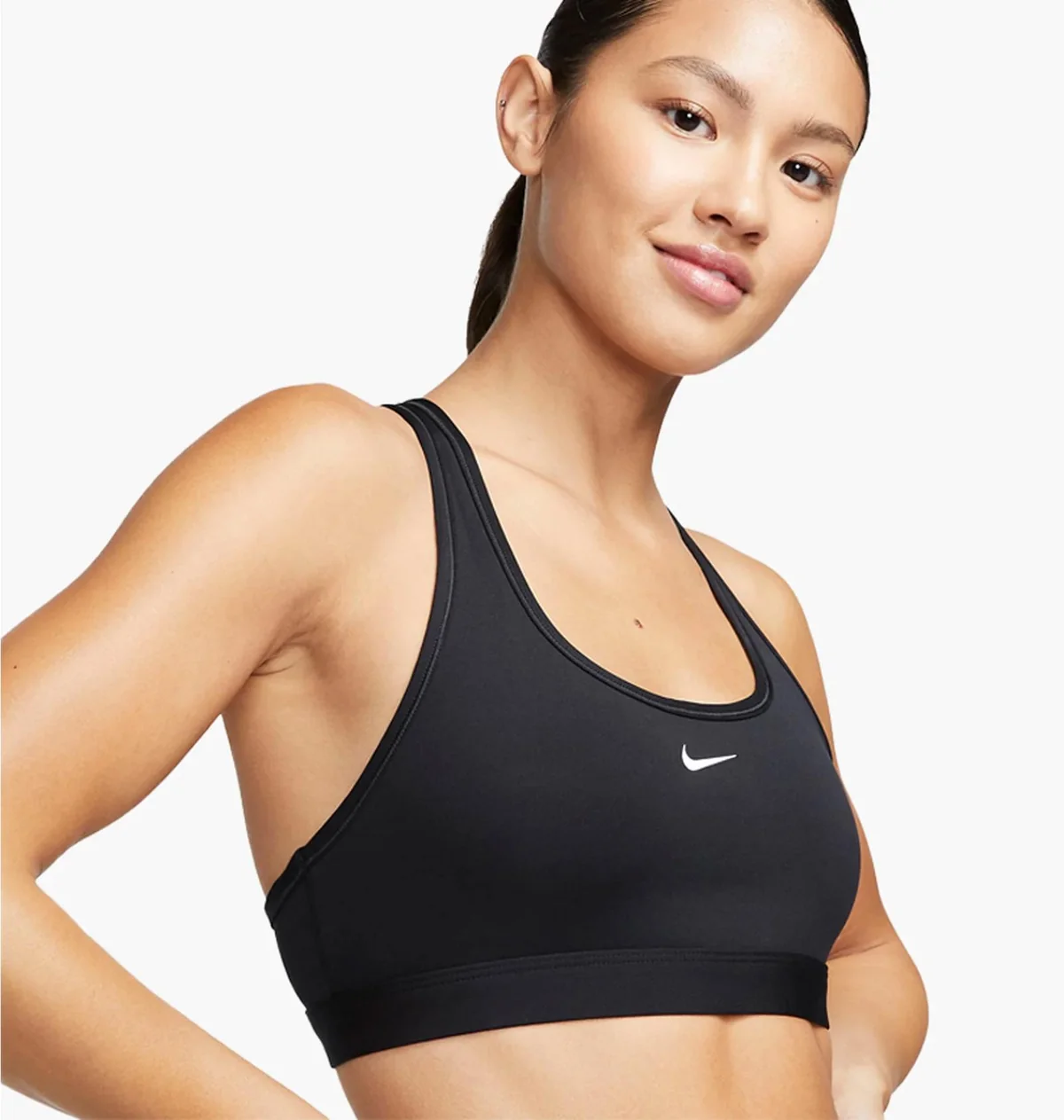 Спортивний топ жіночий Nike W Swsh Lgt Spt Bra (DX6817-010)