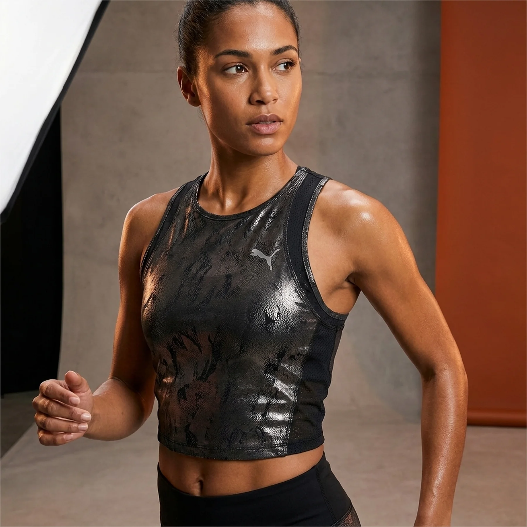 Спортивний топ жіночий Puma High Shine Cropped Running Tank (521066-51)