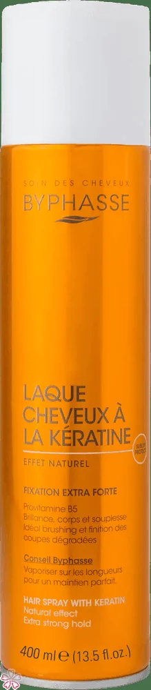 Спрей для волос экстра сильной фиксации - натуральный эффект Byphasse Hair Spray Natural Effect Extra Strong Hold 400 мл