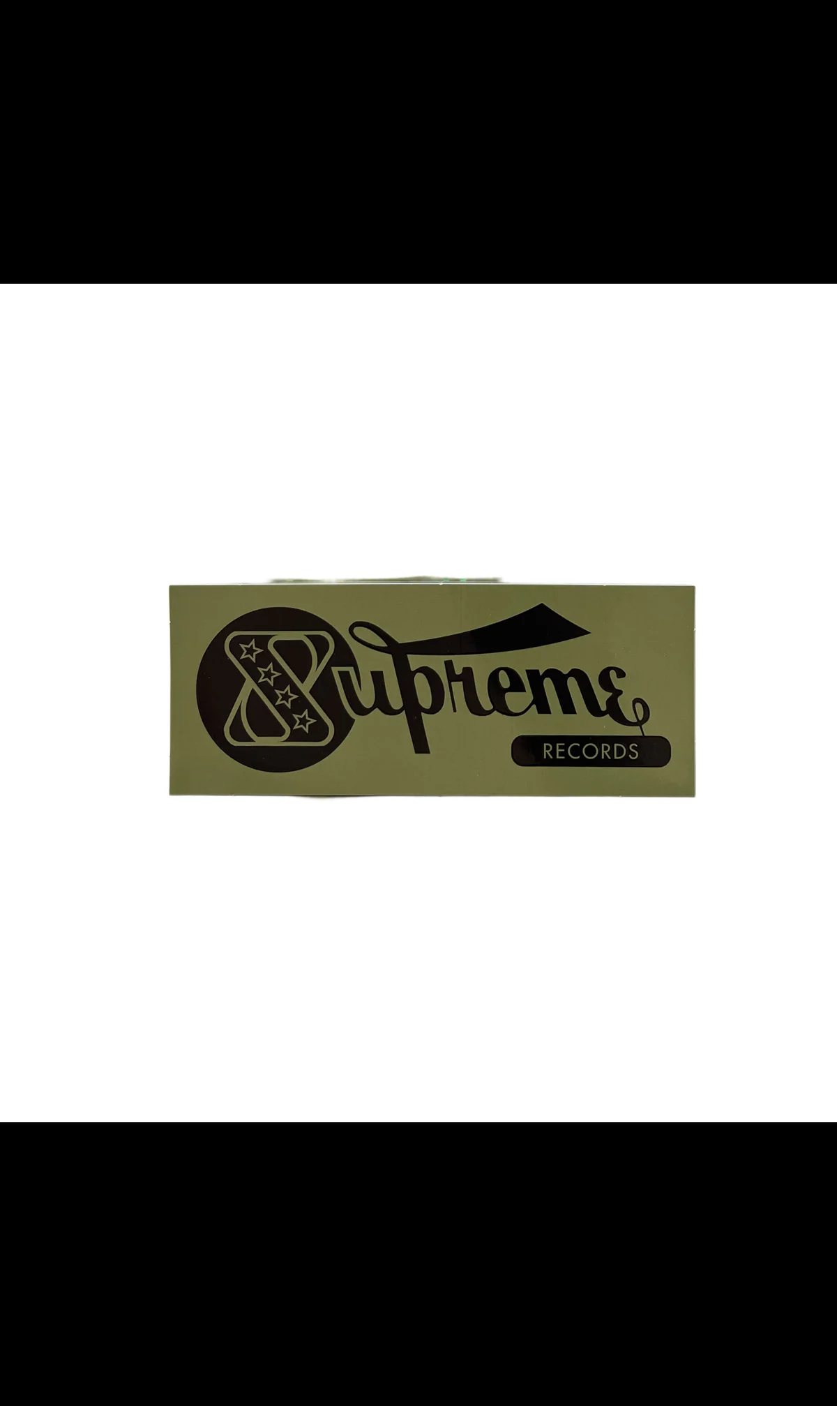 Стікер Supreme Records Green Sticker (SS24)