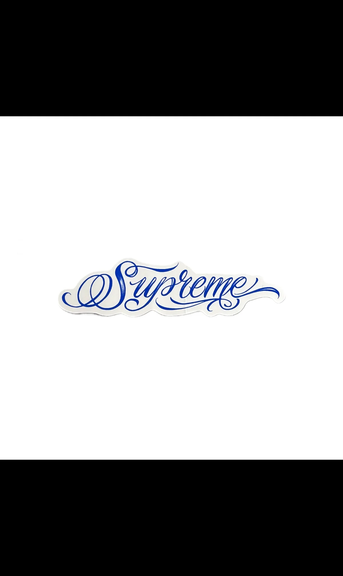 Стікер Supreme Script Blue Sticker (FW24)