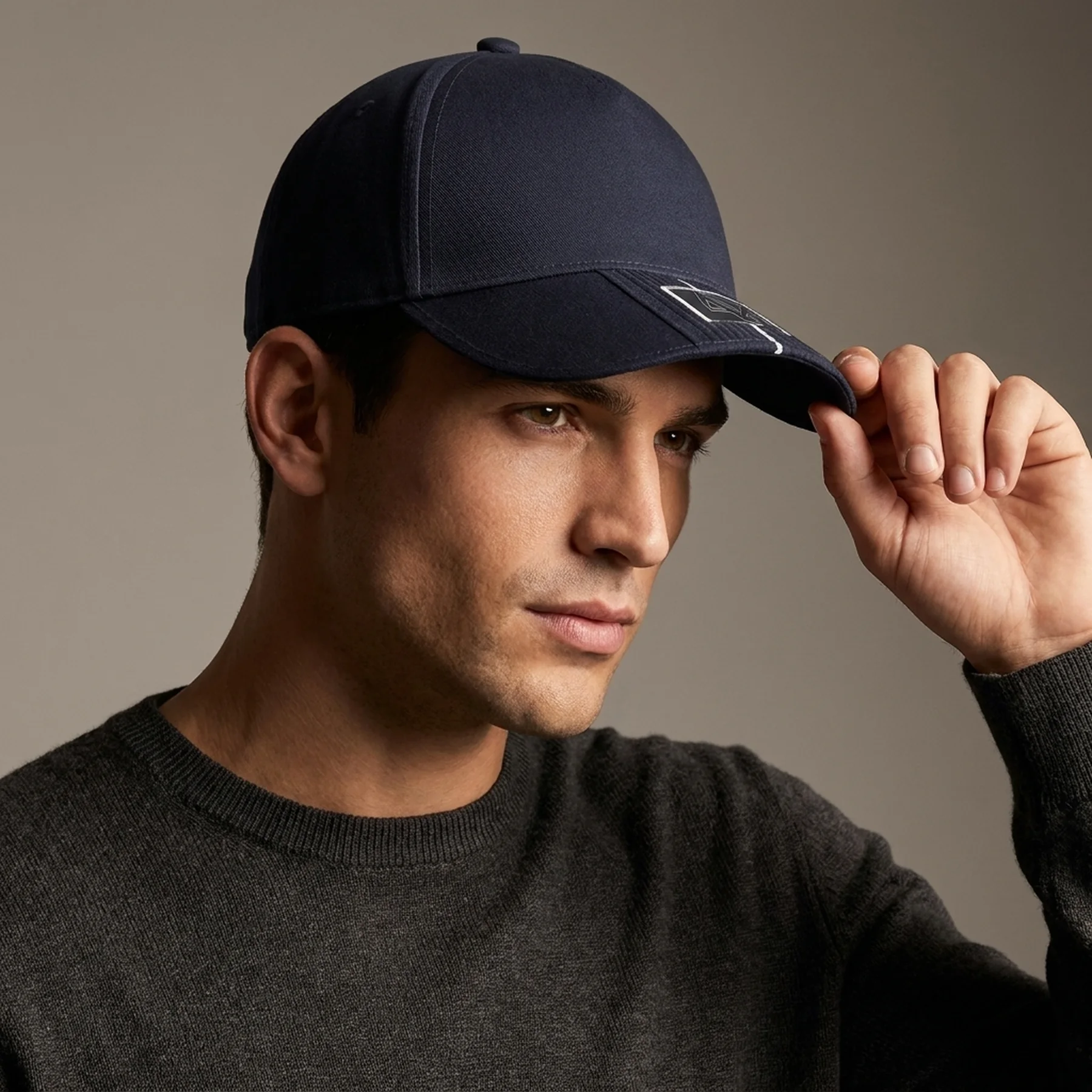 Стильна кепка бейсболка Armani Exchange 1159841334 (Синій One size)