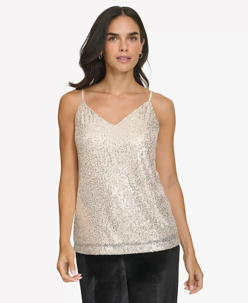 Стильна майка Calvin Klein з паєтками 1159837622