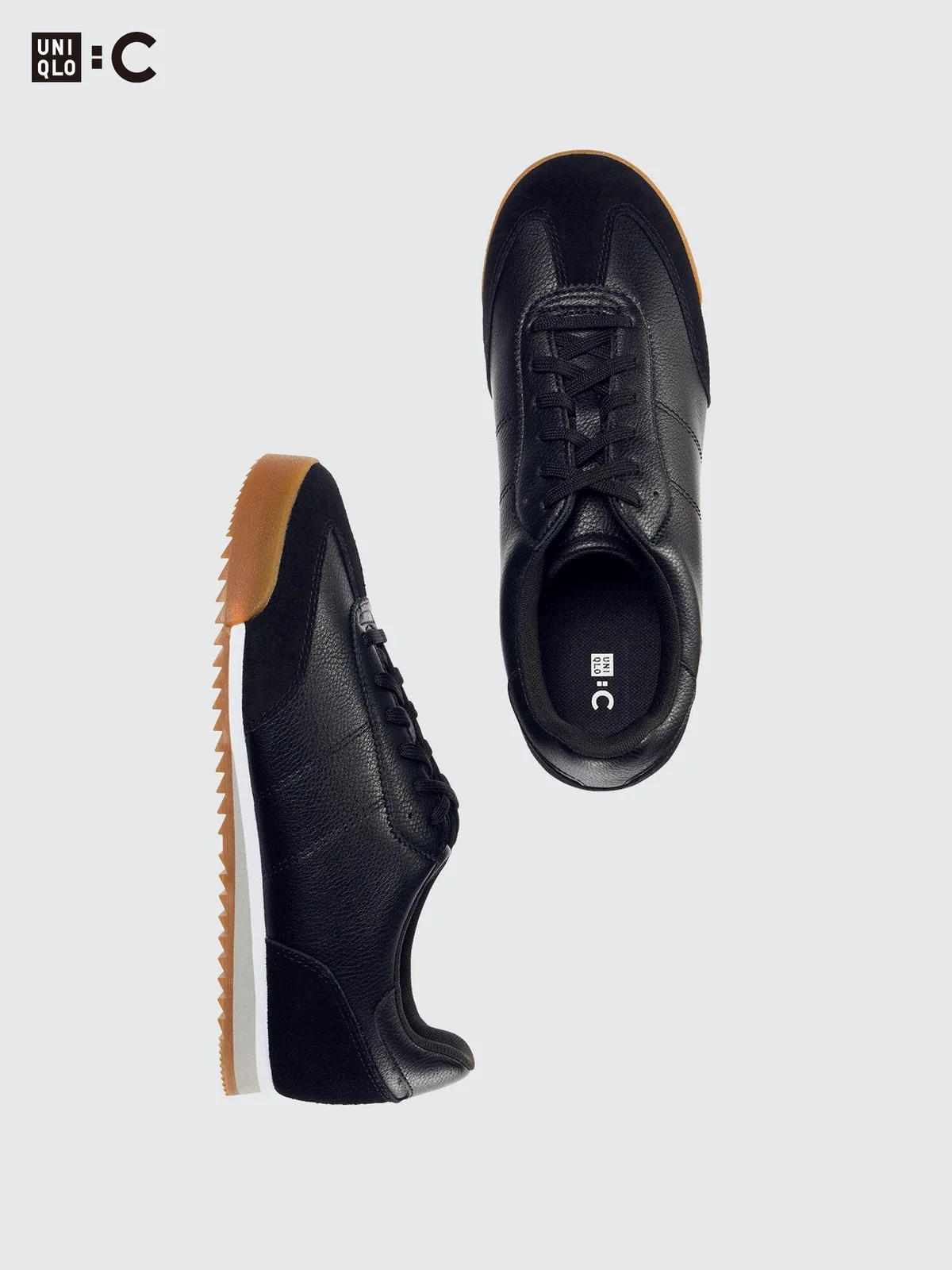 Стильні кросівки Uniqlo з екошкіри 42