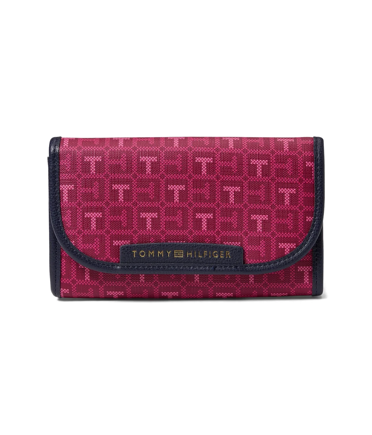 Стильний жіночий гаманець Tommy Hilfiger з логотипом 1159851792 (Рожевий One size)