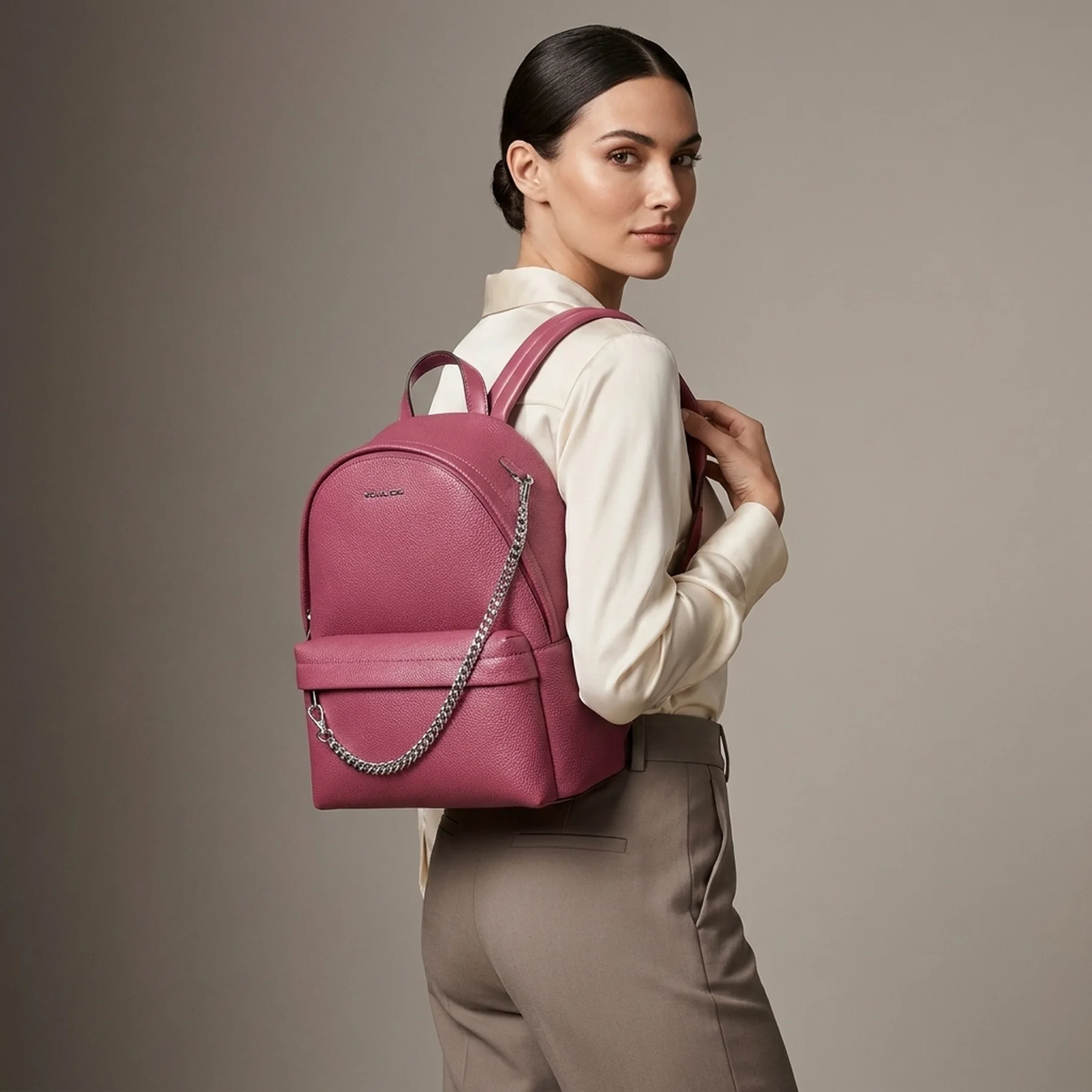 Стильний жіночий рюкзак Slater Michael Kors 1159849301 (Рожевий One size)
