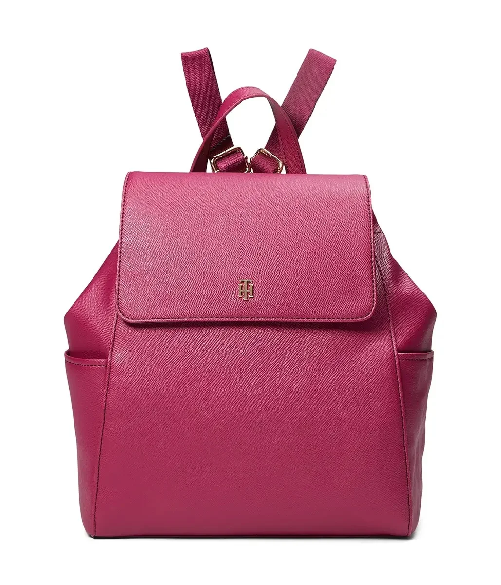Стильний жіночий рюкзак Tommy Hilfiger з логотипом 1159811464 (Рожевий, One size)