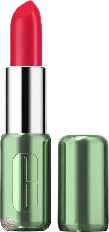 Стойкая сатиновая помада для губ Clinique Pop Longwear Lipst Satin 3,9 г 37 Peppermint Pop