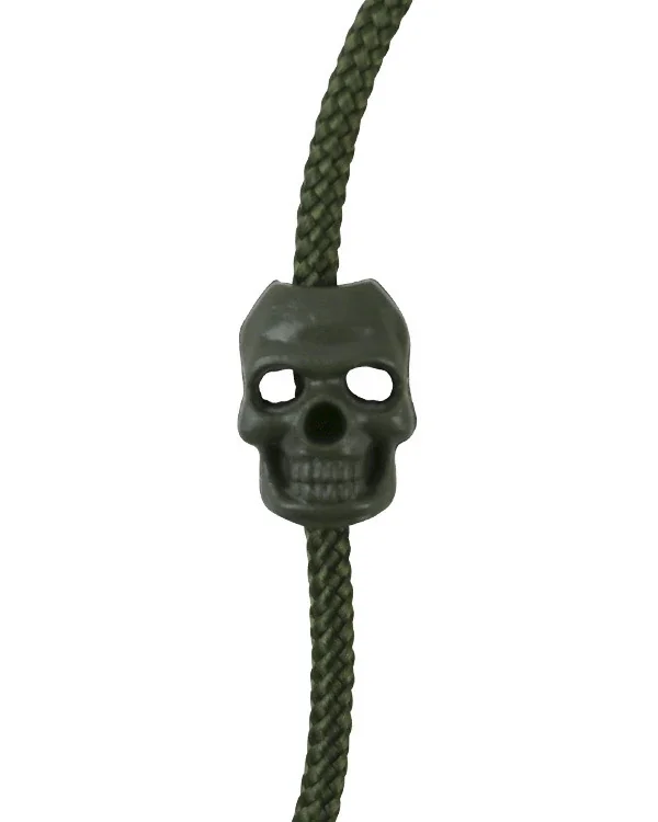 Стопери для шнурка 10шт KOMBAT UK Skull Cord Stoppers