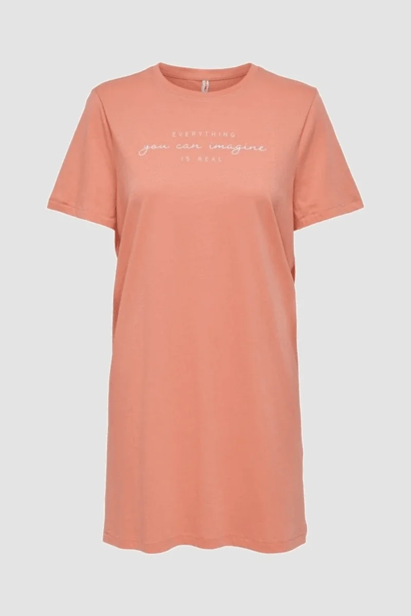 Сукня ONLAVA LIFE DRESS S/S BOX JRS 15231599 Burnt Coral ONLY M Кораловий