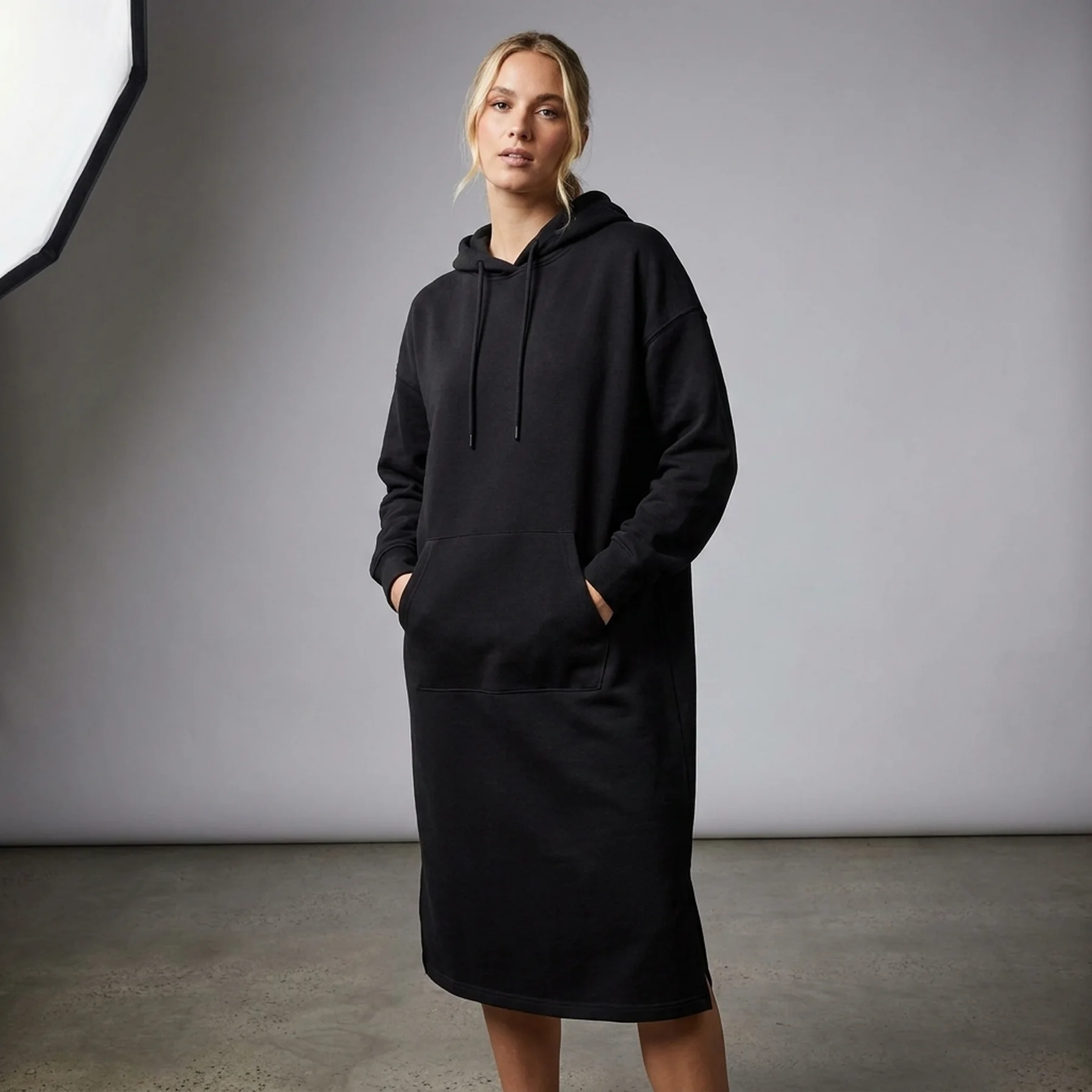 Сукня ONLCHELSEA LIFE L/S OVERSIZE DRESS SWT 15241307-Black ONLY L Чорний