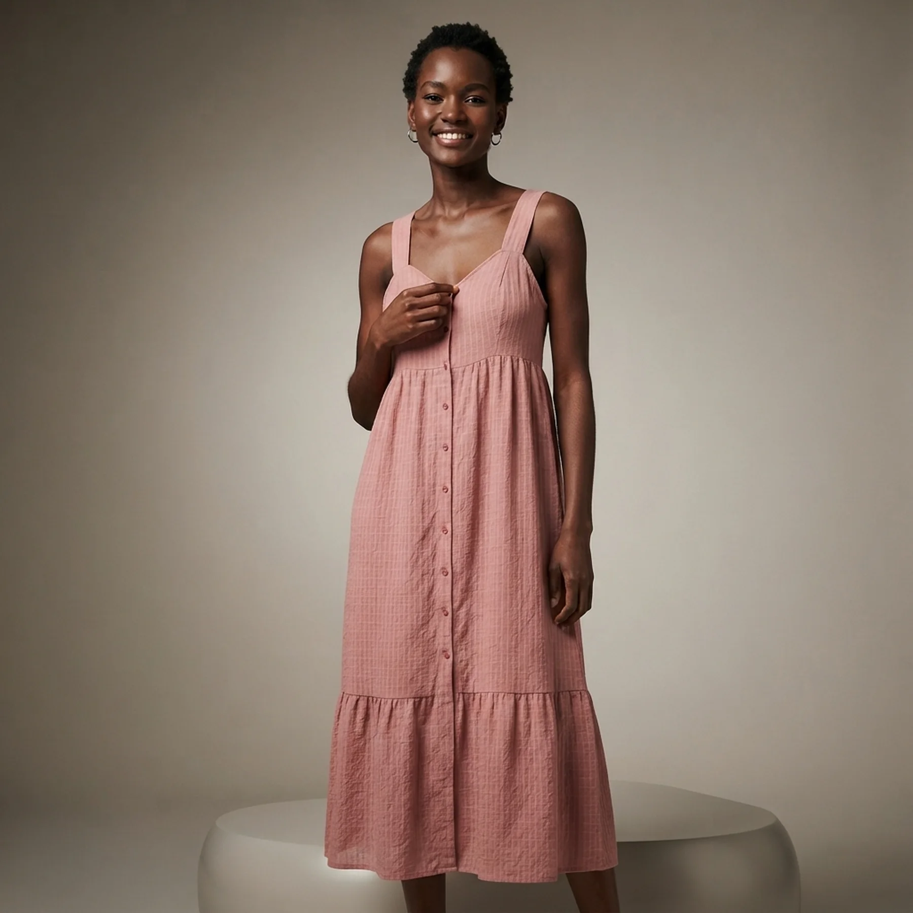 Сукня ONLFELISA STRAP MIDI DRESS WVN 15230957-Dusty Rose ONLY L Розовий