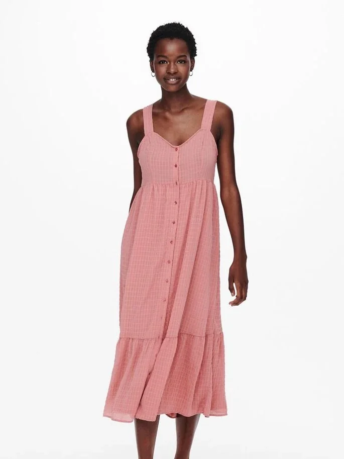 Сукня ONLFELISA STRAP MIDI DRESS WVN 15230957-Dusty Rose ONLY L Розовий