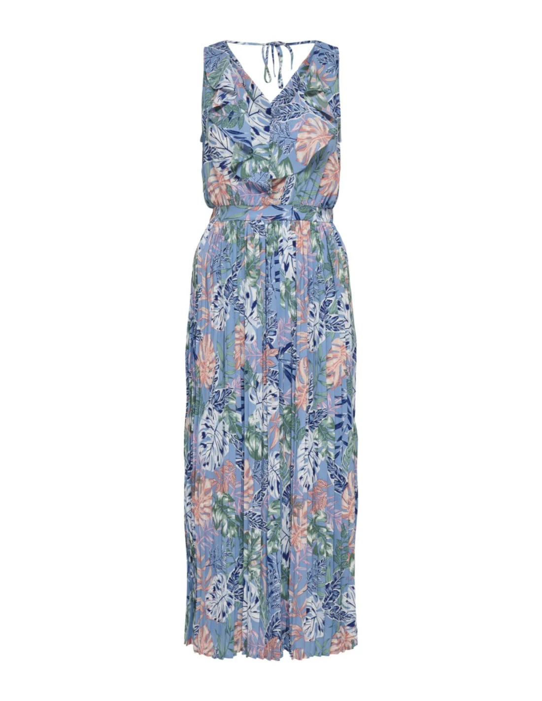 Сукня ONLFOREST LIFE  S/L ANKLE DRESS WVN 15226479 Allure LA LEAVES ONLY M Блакитний