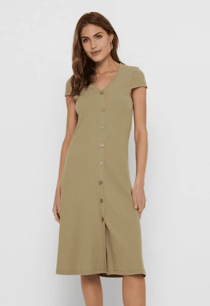 Сукня ONLNELLA S/S DRESS JRS 15202197 Toasted Coconut ONLY L Бежевий