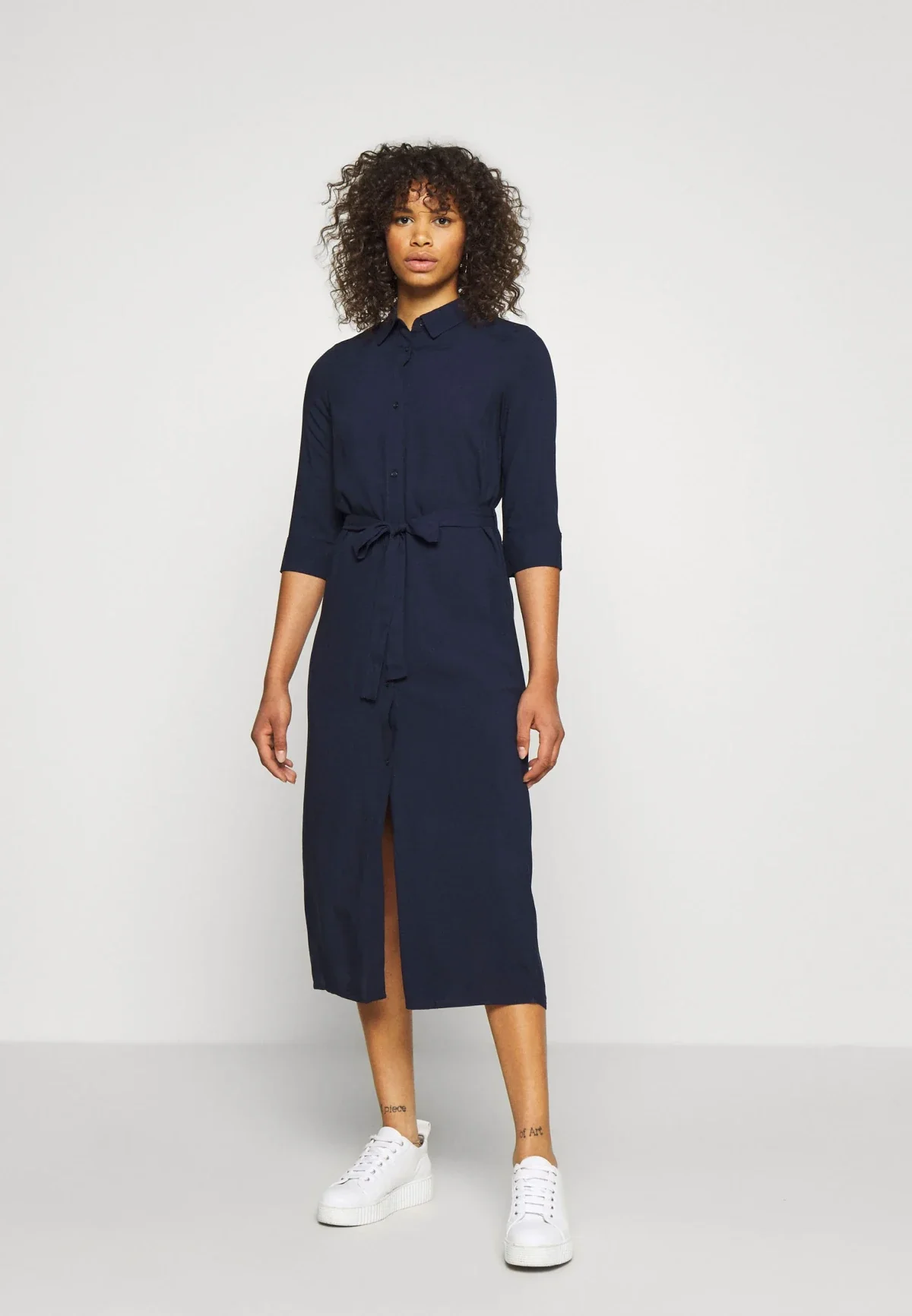 Сукня ONLNOVA LIFE 3/4 LONG SHIRT DRESS  AOP 15221147 Night Sky ONLY XS Темно-синій