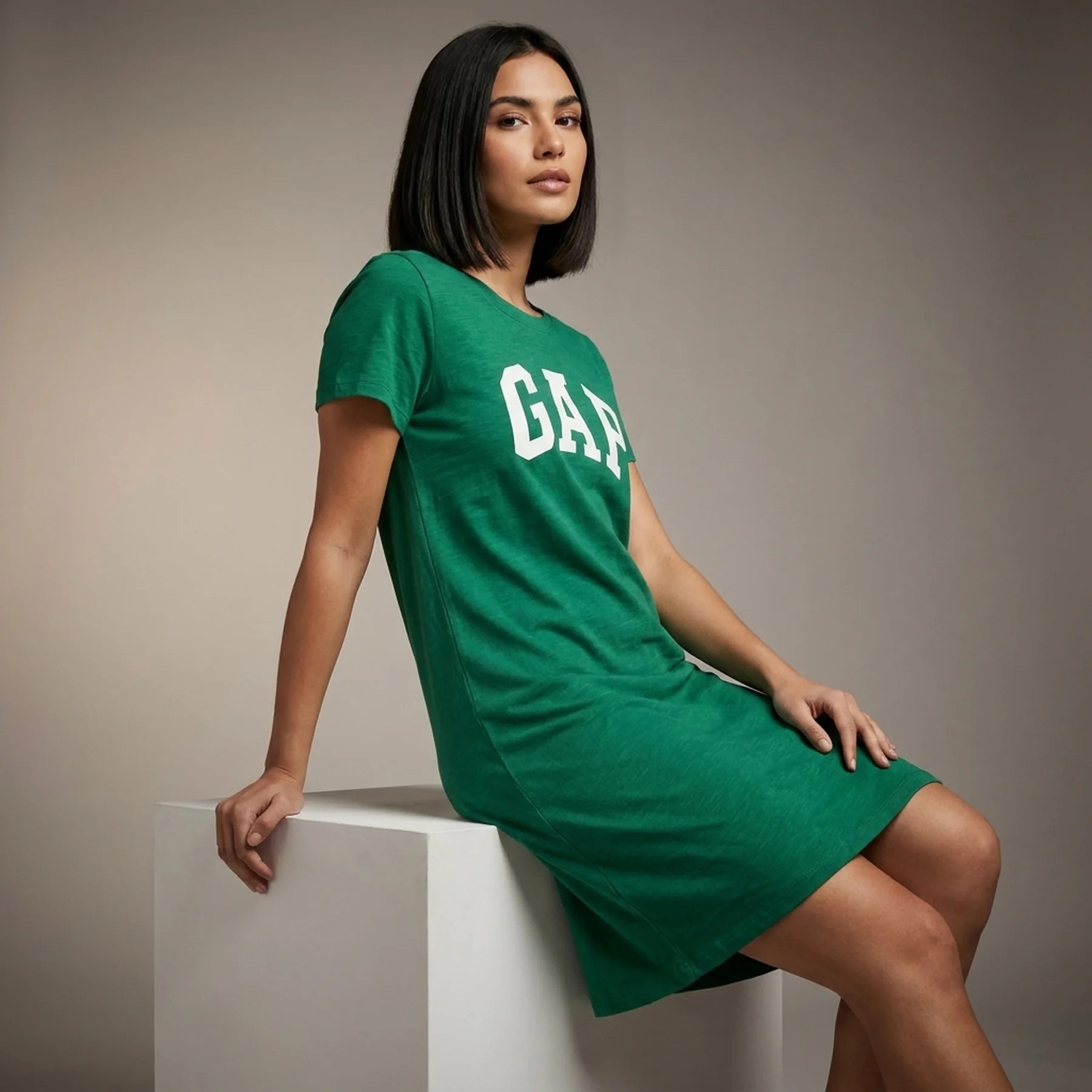 Сукня V-SS ME GAP LOGO DRESS 554693-03 GAP S Зелений
