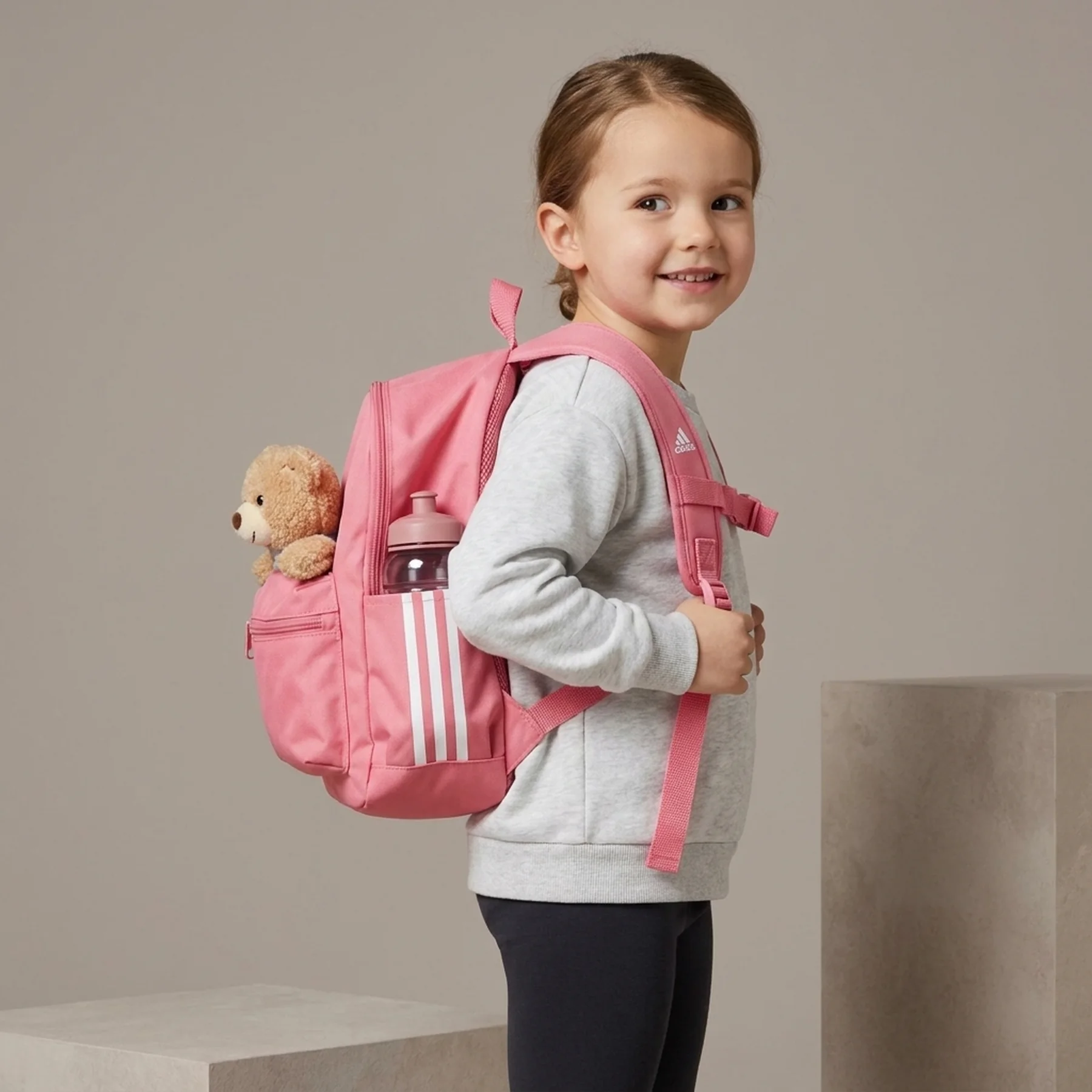 Рюкзак Adidas LK BP 3BAR 11.5L рожевий 11 x 25 x 34 см (KE0414)