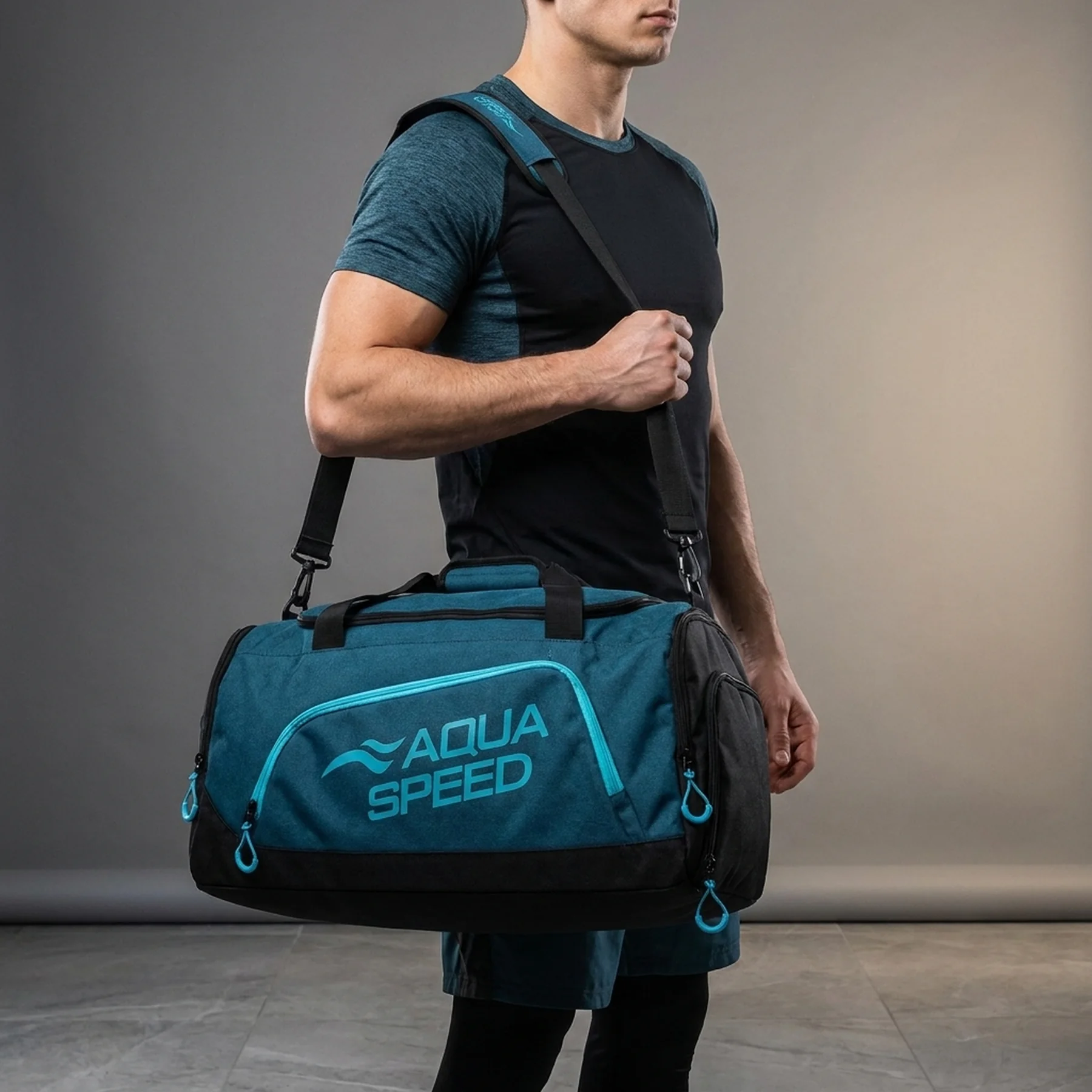 Сумка Aqua Speed Duffel bag M 60147 35L темно-бірюзовий Уні 48x25x29см