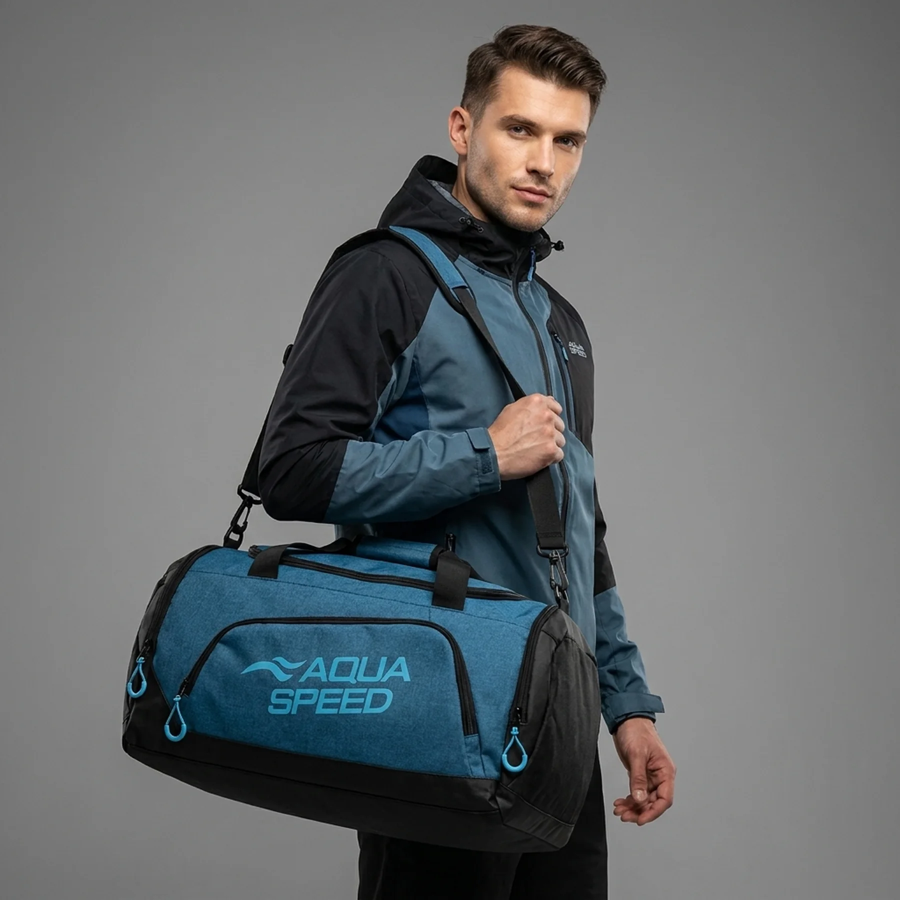 Сумка Aqua Speed Duffel bag L 60152 43L бірюзовий Уні 55x26x30см
