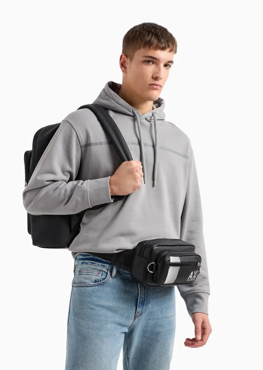 Сумка Armani Exchange бананка 1159819233 (Чорний One size)