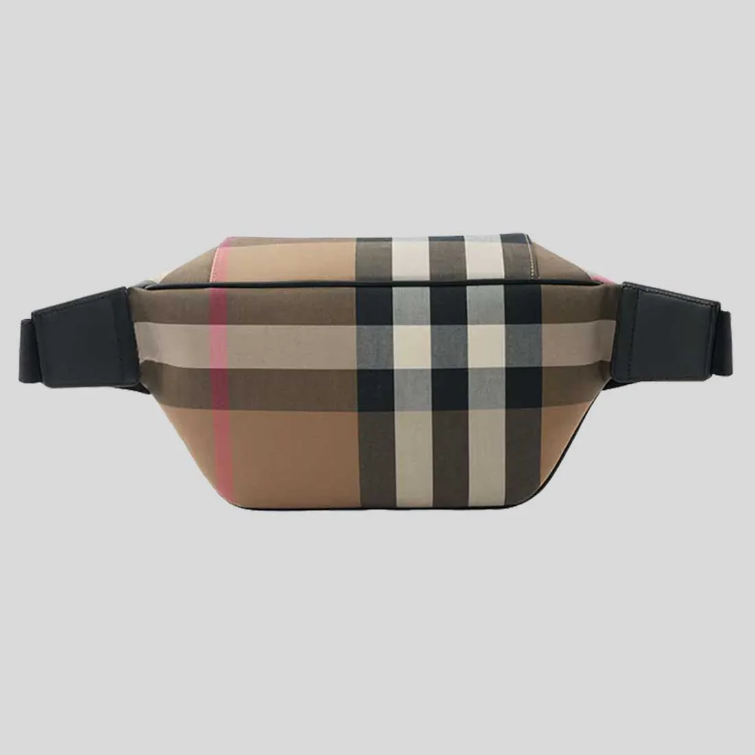 Burberry Sonny Check Canvas BumbagTaupe Brown