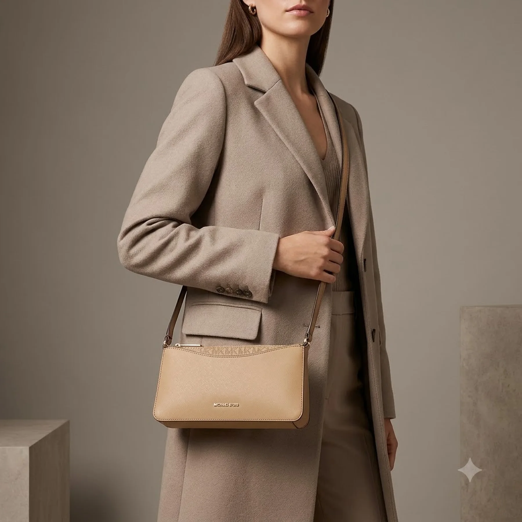 Сумка через плече Arden Michael Kors 1159859297 Бежевий