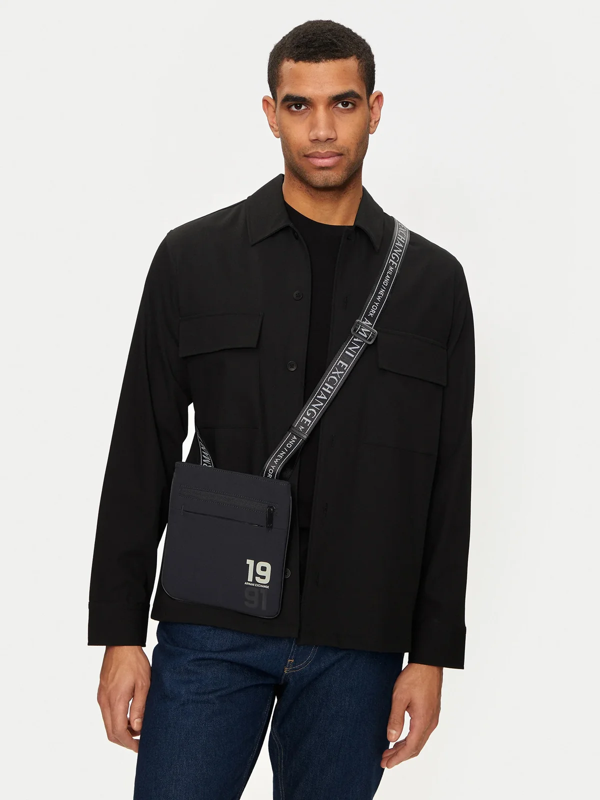 Сумка через плече Armani Exchange кроссбоді 1159829006 (Синій One size)