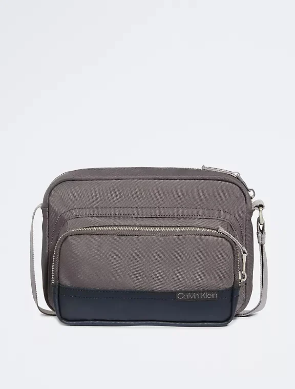 Сумка через плече Calvin Klein із логотипом 1159797626 (Сірий, One size)