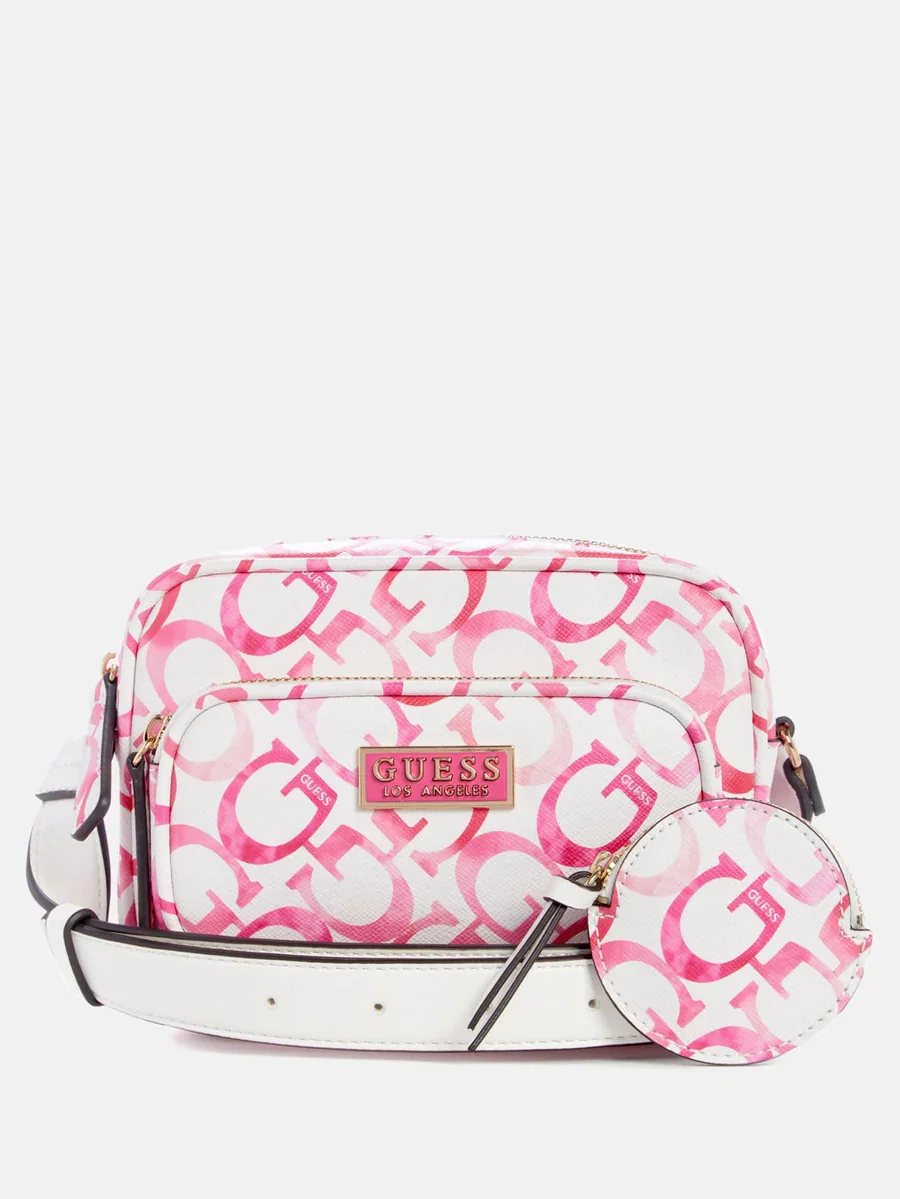 Сумка через плече Guess з логотипом 1159830769 (Рожевий One size)