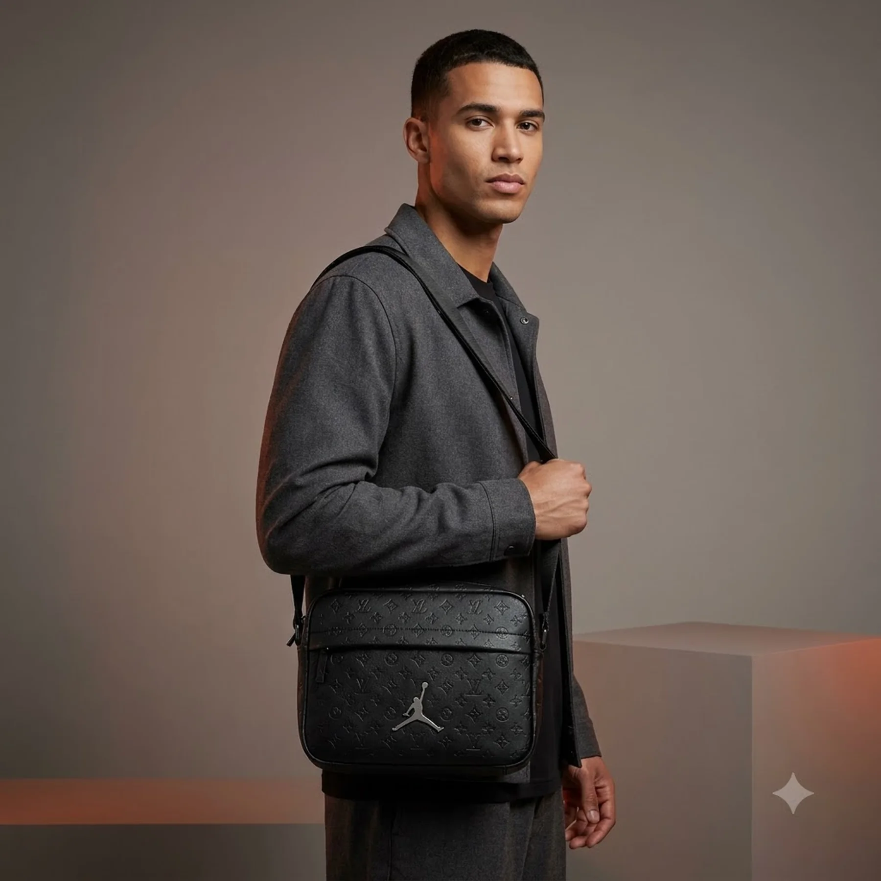 Air Jordan Monogram Bag Black