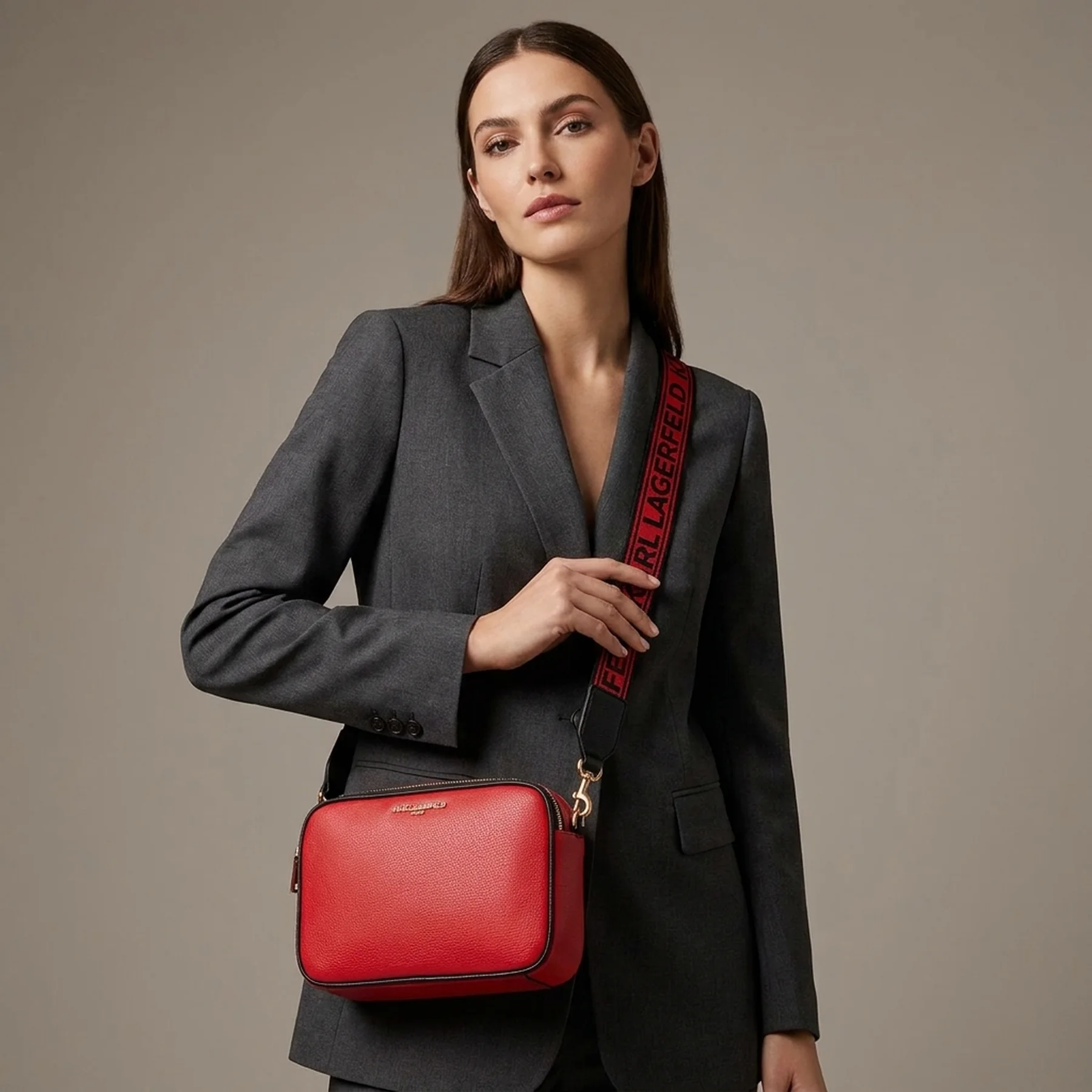 Сумка через плече Karl Lagerfeld Paris кроссбоді 1159826685 (Червоний One size)