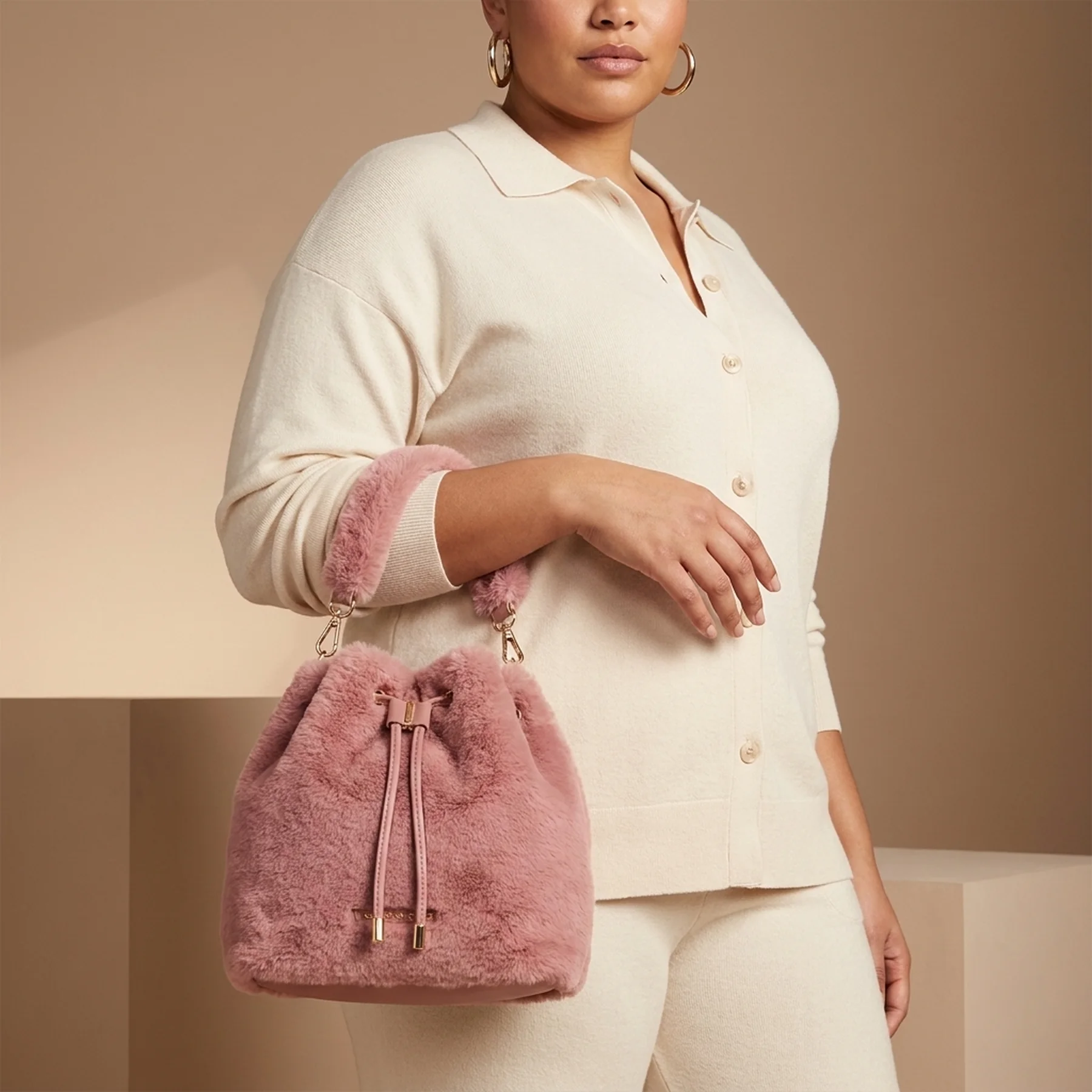 Сумка через плече Victoria's Secret з екомеха 1159826377 (Рожевий One size)