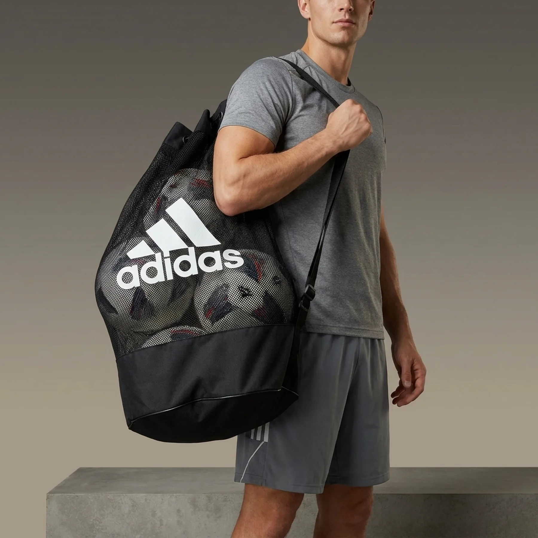 Сумка для м'ячів Adidas TIRO L BALLNET 114L чорний Уні 70 х 50 х 50 см (HS9751)