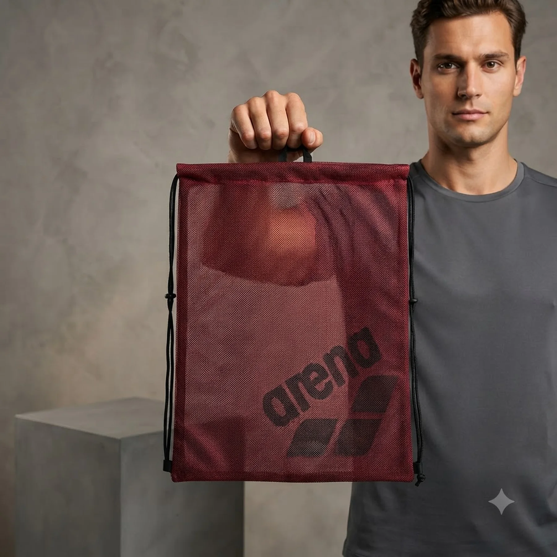 Сумка для взуття Arena One Go Mesh Bordo (010240-700)