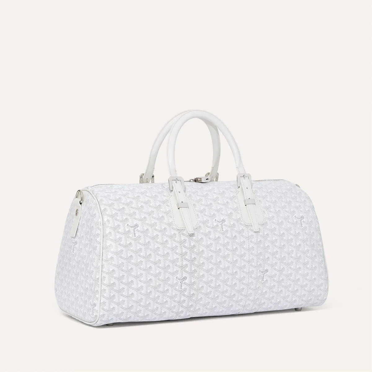 Goyard Boston 45 Bag White