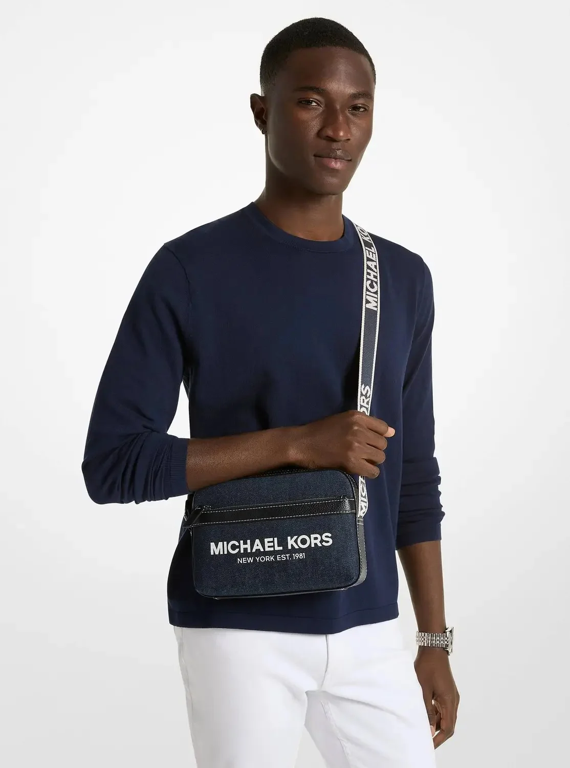 Сумка Michael Kors Cooper crossbody через плечо 1159819165 (Синий One size)