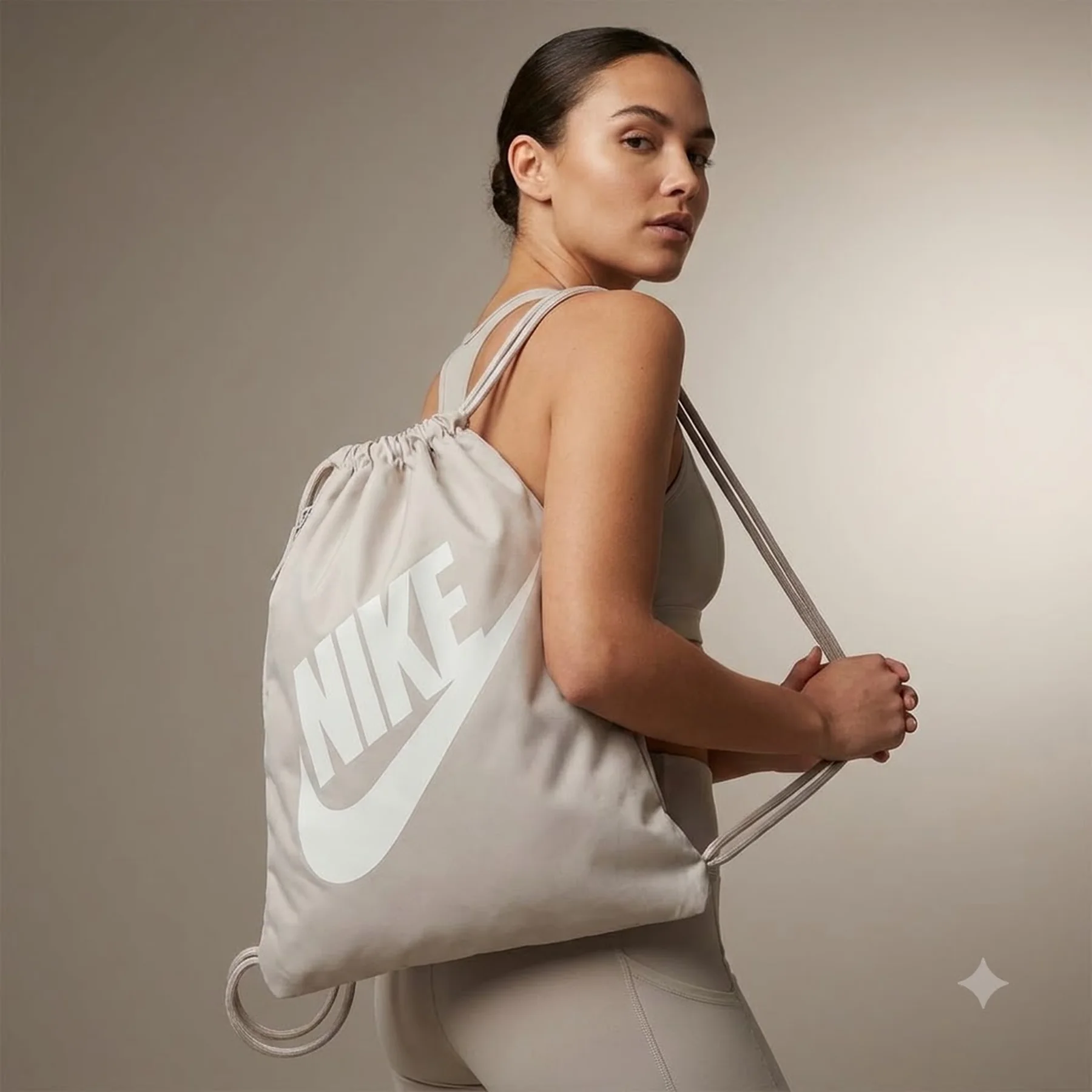 Рюкзак-мішок Nike NK HERITAGE DRAWSTRING 13L сірий Уні 33 х 43 см (DC4245-009)