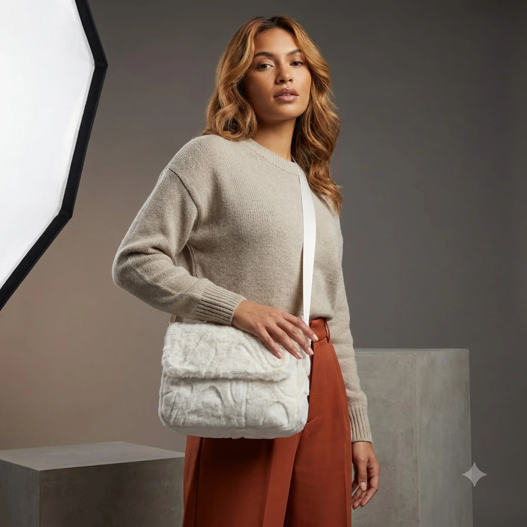 Сумка Nike Sportswear Futura 365 Faux Fur Crossbody Bag