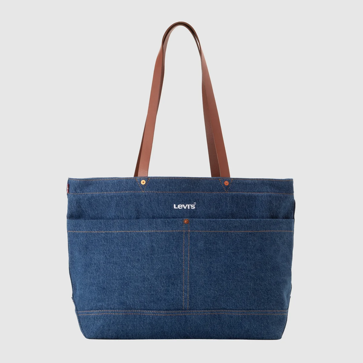 Сумка-шоппер Levi's з логотипом 1159855727 Синій