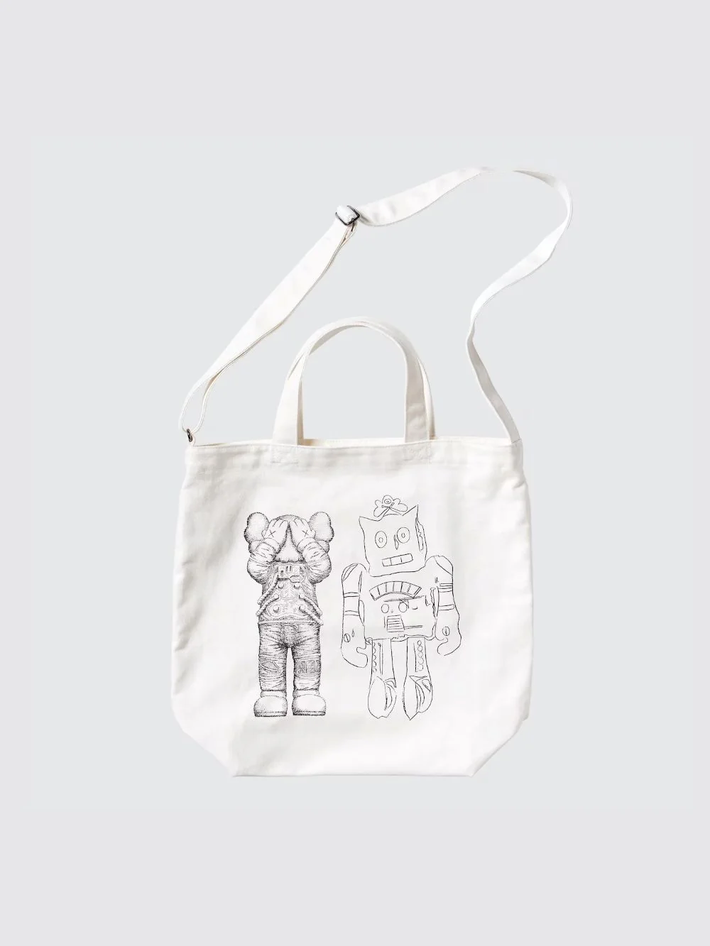 Сумка шоппер Uniqlo з малюнком 1159828676 (Молочний One size)