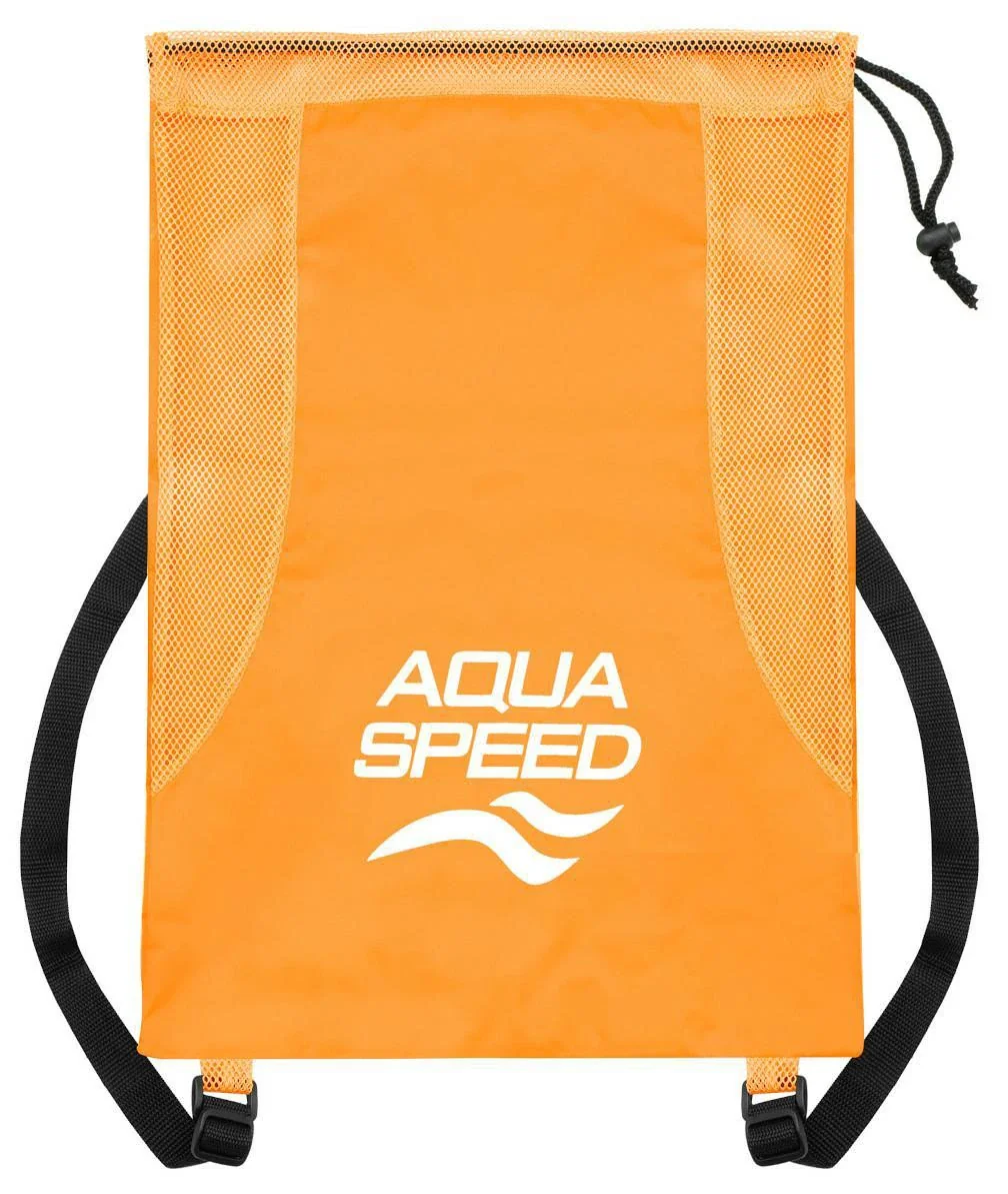 Сумка сітчаста Aqua Speed MESH BACK PACK 61162 помаранчевий, чорний Уні 51x36 см